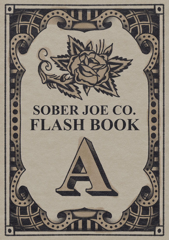 Tattoo Flash Book By Sober Joe Co   Front Page 700x990 